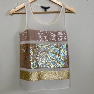 Sequined EXPRESS Sleeveless Top